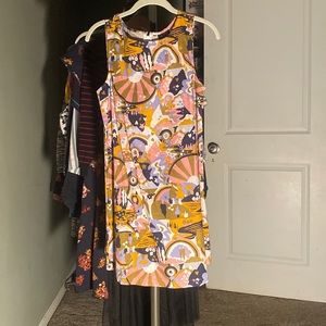 ModCloth mod linen dress NWT